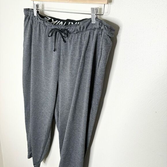 Nike Soft Knit Charcoal Gray Ankle Joggers - US size 1X - Picture 3 of 7